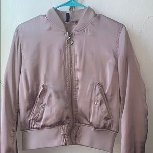 Selling a cute pink bomber jacket